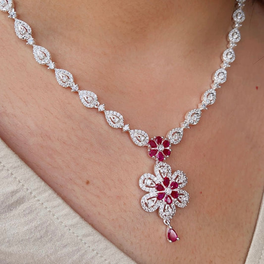 Floral Elegance Necklace set