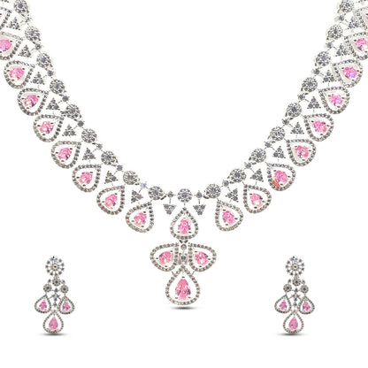 Majestic Pink Necklace Set