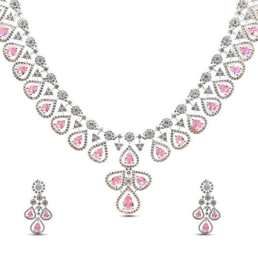 Majestic Pink Necklace Set